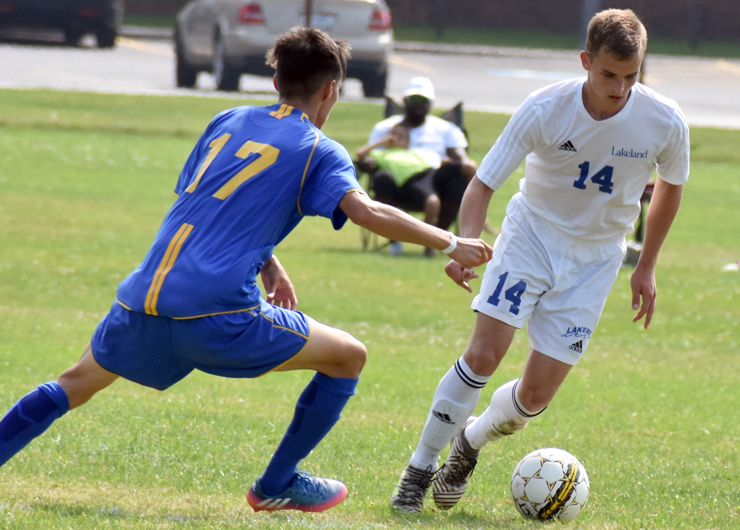 Lakeland falls on the road after Ancilla scores the first four goals, 4-2