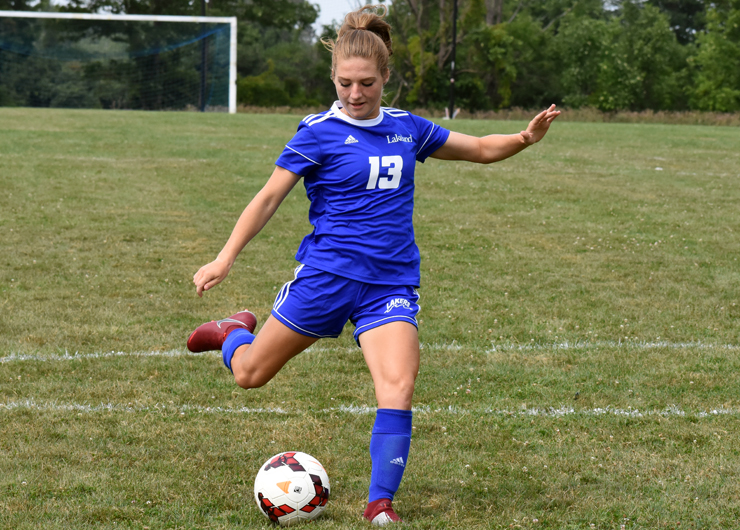 Lakeland unable to score in first ever women’s soccer game against Lake Michigan, 3-0