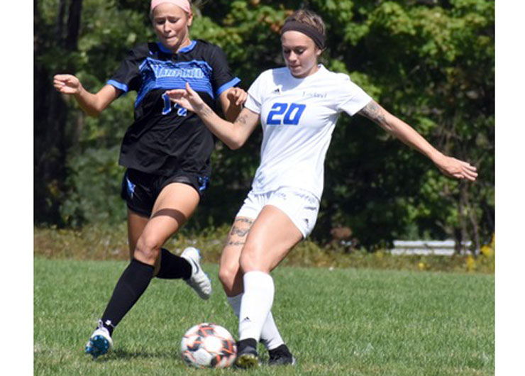Maria Sill scores twice but Lakeland ties with Ancilla, 2-2