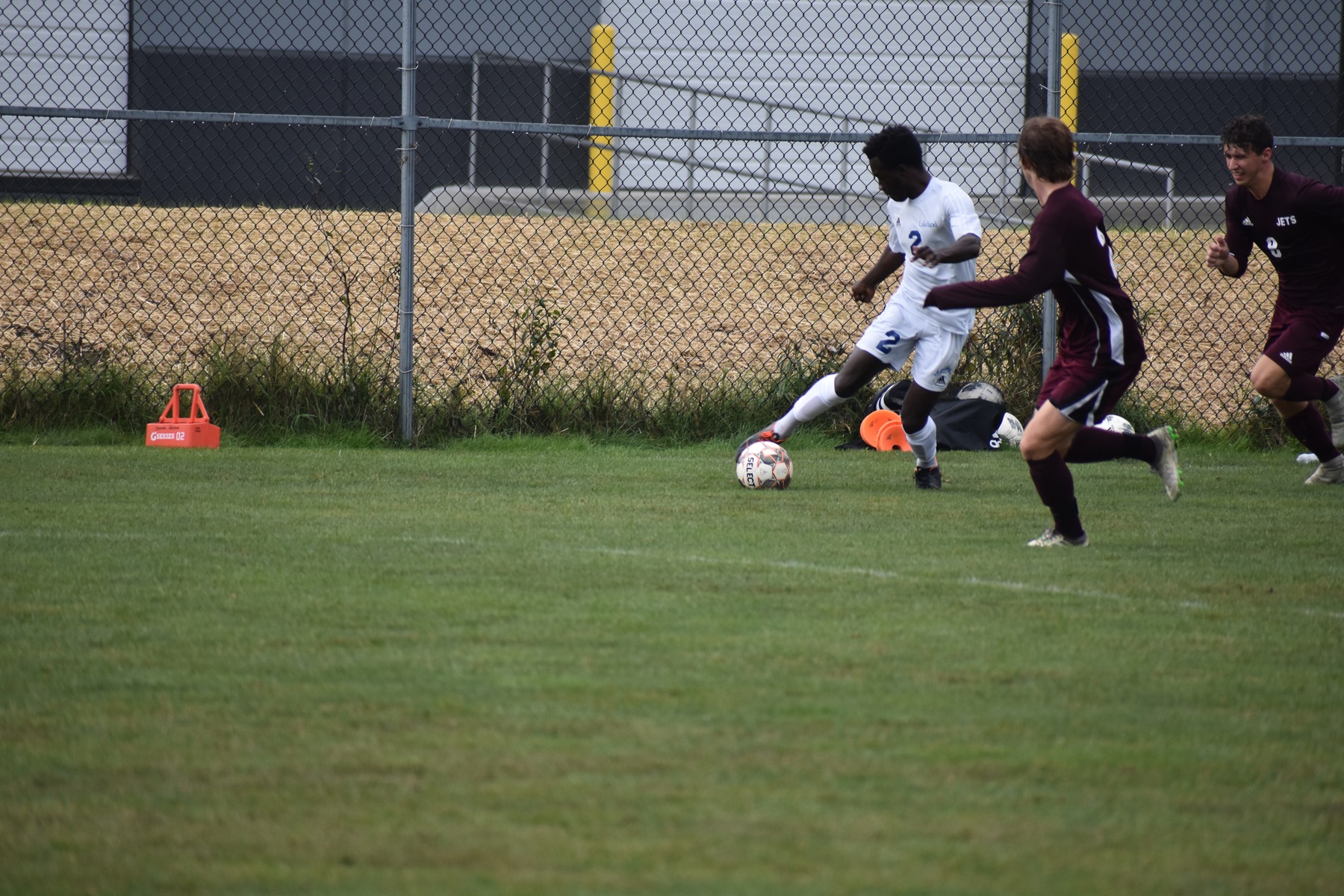 Lakers men's soccer rolls to victory over Red Hawks