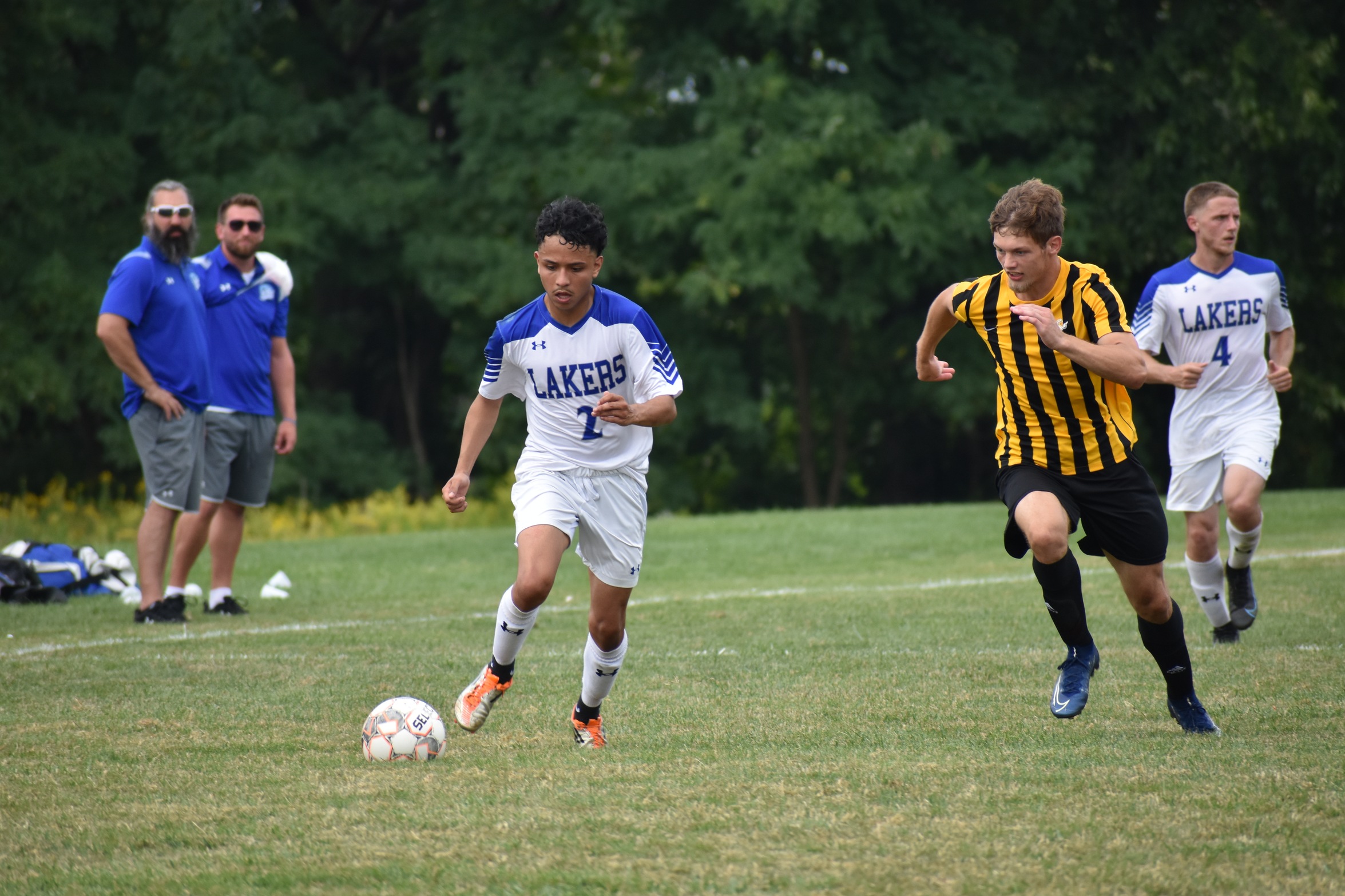 Lakers men's soccer tripped up by Ocelots