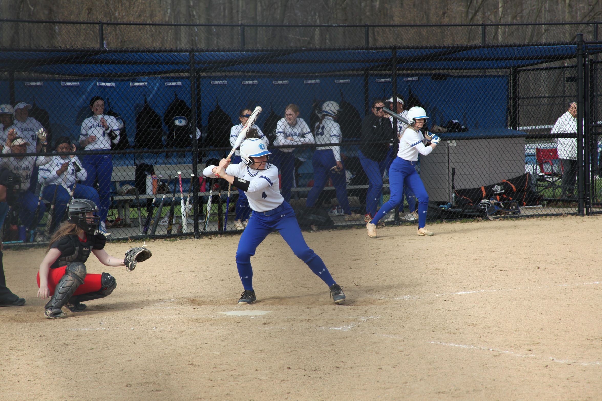 Lakers softball splits with Triceratops