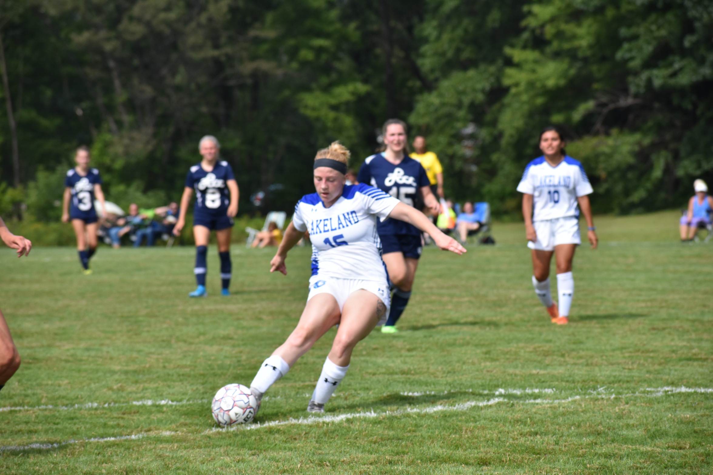 Lady Lakers soccer falls 2-1 to Redhawks